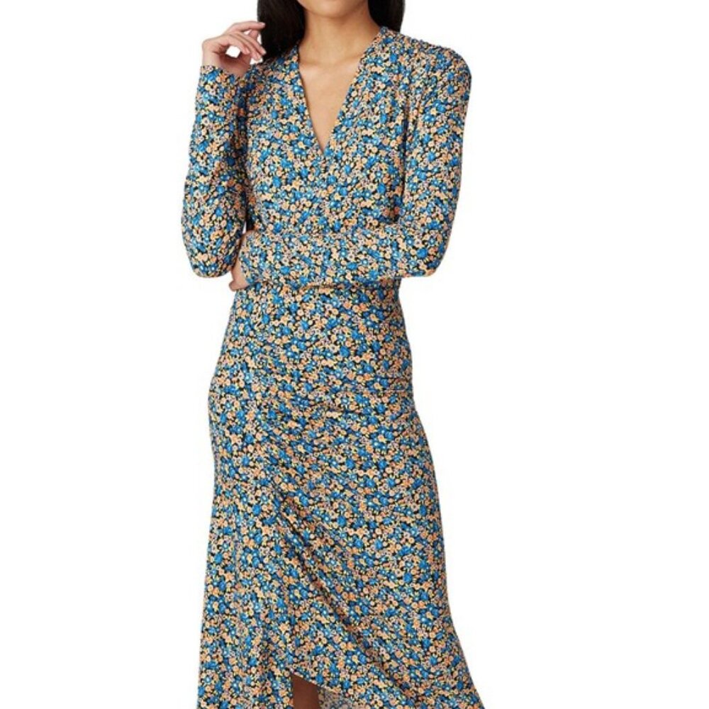 Floral Ruched Dress